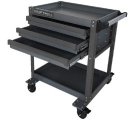 Тележка KraftWell с 3 ящиками и нишей KRW-TT3G 