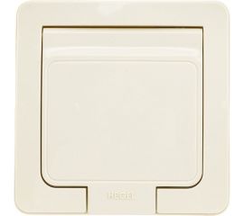 Розетка скрытой установки HEGEL IP44, с заземляющим контактом, слоновая кость РС16-511-01 