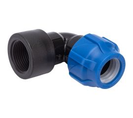 Компрессионный отвод VALFEX ПНД, с внутренней резьбой, 20x3/4"" 1210012320034 