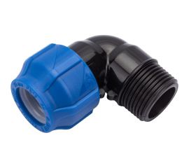 Компрессионный отвод VALFEX ПНД, с наружной резьбой, 25x1"" 1210012425100 