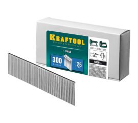 Гвозди для нейлера Kraftool из закаленной проволоки тип 300 25 мм 31785-25 