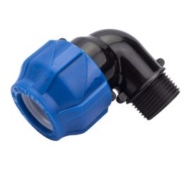 Компрессионный отвод VALFEX ПНД, с наружной резьбой, 25x3/4"" 1210012425034 