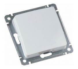 Механизм одноклавишного выключателя HEGEL белый ВС10-411 