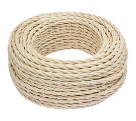 Провод Bironi 2x1,5, песочное золото, матовый, 10 метров B1-424-719-10 