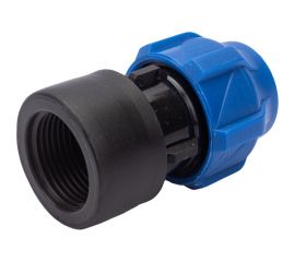 Компрессионная соединительная муфта VALFEX ПНД, с внутренней резьбой, 20x3/4"" 121001220034 