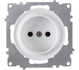 Розетка без заземления OneKeyElectro, винтовые контакты, цвет белый 1E10301300 2172766 