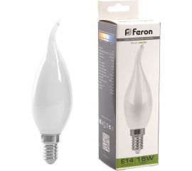 Светодиодная лампа FERON LB-718 Свеча на ветру E14 15W 4000K 38262 