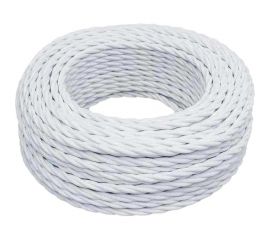 Провод Bironi 2x1,5, белый, матовый, 10 метров B1-424-71-10 