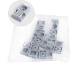 Площадки под стяжку для прямого монтажа STEKKER PMCL3120G 31х20 мм, серый, 100 шт. 49064 