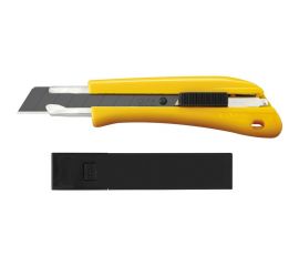 Нож с выдвижным лезвием OLFA 18мм, с автофиксатором, в комплекте с лезвиями 10 шт, OL-BN-AL/BB/10BB 