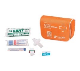 Аптечка первой помощи в дорогу Airline текстильный футляр AM-07 