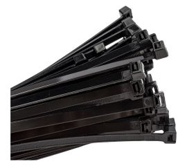 Нейлоновые стяжки FORTISFLEX КСС 9х760 черный 100 штук 59158 