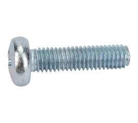 Винт Стройбат пкр. DIN 7985 М5x20 белый цинк 100 шт 106121 