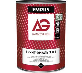 Грунт - эмаль Avantgarde глянцевая, зеленая RAL 6016, 0.75 л, 0.9 кг 80502 