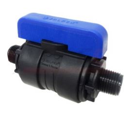 Компрессионный шаровой кран VALFEX ПНД НР/НР резьба разборный 3/4"-3/4"Ду20 1210220034034 