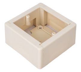 Установочная коробка GREENEL универсальная 88х88х44мм СЛОНОВАЯ КОСТЬ GE40231-02 