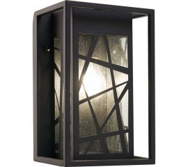 Садово-парковый светильник FERON серии «Ницца», PL641 60W, E27, IP44, черный, 4-х гранник 11647 