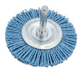 Щетка крацовка дисковая нейлон (63 мм) для дрели Biber 70995 тов-157166 