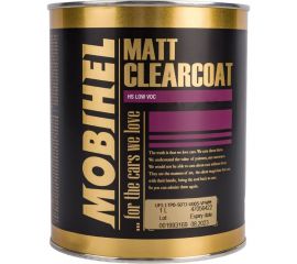 Бесцветный матовый лак MOBIHEL 2К HS low VOC, 1 л 47056422 