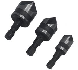 Набор зенкеров по дереву 3 шт, 12 мм, 16 мм, 19 мм vertextools 0987-12-16-19 