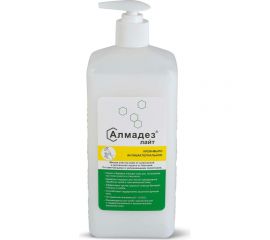 Антибактериальное мыло-крем АЛМАДЕЗ Лайт 1 л насос-дозатор МАЛ-04 