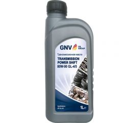 Трансмиссионное масло GNV Transmission Power Shift 80W-90 GL-4/5 кан. 1 л GTP1072010017518090001 
