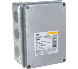 Распаечная коробка IEK, 150x110x070, IP55, КМ41242, ИЭК, белая UKO10-150-110-070-K41-55 