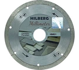 Диск алмазный отрезной Millimeter 125х22.23х1 мм Hilberg HM01 