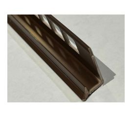 Профиль для плитки внутренний DECONIKA 8 мм 2.5 м 019-G Коричневый глянец Д-Пл8-В 019-G КОР Г 
