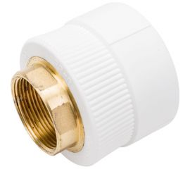 Комбинированная муфта Blue Ocean полипропиленовая, ВР - 63x1 1/2 под ключ PPRF/HTIA(W)-63х1 1/2"" 