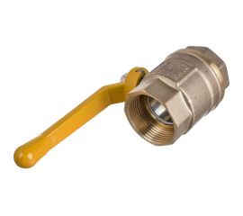 Шаровой кран STI для газа Ду32 Ру16 муфтовый (муфта-муфта) рычаг D170-00053 