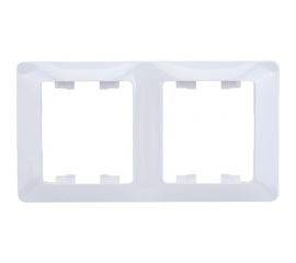 Вертикальная рамка Schneider Electric 2-м Glossa белая GSL000106 