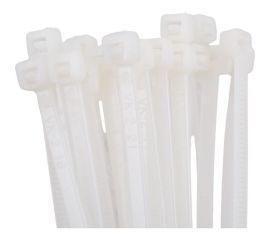 Кабельная стяжка хомут HLT 300x3,6 мм, белый, нейлон, уп. 100 шт. 4670042793329 