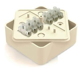 Распределительная коробка GREENEL с клеммной колодкой 75х75х28мм СОСНА GE41216-11 