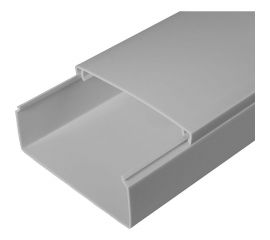 Кабель-канал Промрукав серый RAL 7035 2-й замок в п/э 100х40, 2-х метровый PR03.0081 