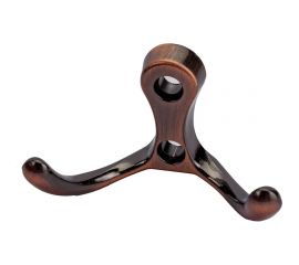 Мебельный крючок KERRON Д55 Ш30 В30, античная медь KR 0010 AC 