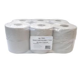 Туалетная бумага для диспенсеров ООО Комус 1 слой, серый,12 рулонов в упаковке 0024А 778512 