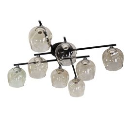 Потолочный светильник ЭЛЕТЕХ 11271В-4/8 черн. (Плафон 8268) НПБ 01-8x60-109 Е27 ИУ 1005404861 