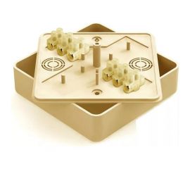 Распределительная коробка GREENEL с клеммной колодкой 100х100х44мм СОСНА GE41222-11 