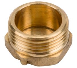 Заглушка LEXLINE 3/4 нар., латунь, с контрольным отверстием 20 Украина 514576 