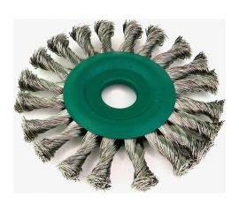 Щетка дисковая жгутовая для УШМ 125x12x22.2 мм, проволока нерж. сталь 0.5 мм SIT 2096 