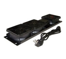 Блок 2-х вентиляторов TWT 19"" вертикальный, без термостата, 3U CB-FANV2-RACK TWT-CB-FANV2-RACK 