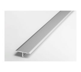 Порог прямой т-образный алюминиевый ЛУКА (5 шт, 26 мм, 2,7 м, анодированный, Серебро) УТ000038784 