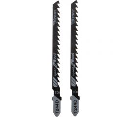 Пилка для лобзика по дереву T244D 100 мм, шаг 4.2 мм, фигурный рез, 2 шт KRANZ KR-92-0312 