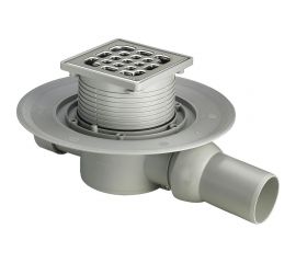 Трап для ванной комнаты Viega со съемным гидрозатвором, горизонтальный 557119 00008824 