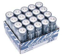 Батарейка Ergolux LR6 Alkaline BP-20 (ПРОМО, LR6 BP20, 1.5В) 14675 