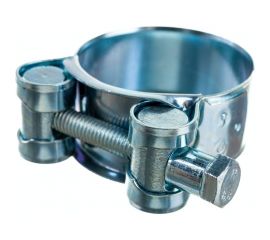 Силовой хомут Nord-Yada Д: 36-39 мм, Ш: 20 мм, Т: 0,8 мм, болт: М6х50, оцинкованная сталь 905989 