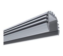 Круглый универсальный профиль Apeyron алюминий для Led ленты, серебро, 18,3х15/08-17-01 