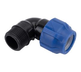 Компрессионный отвод VALFEX ПНД, с наружной резьбой, 20x3/4"" 1210012420034 