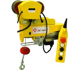 Электротельфер с продольным ходом Калибр ЭТФ-500П 00000043382 